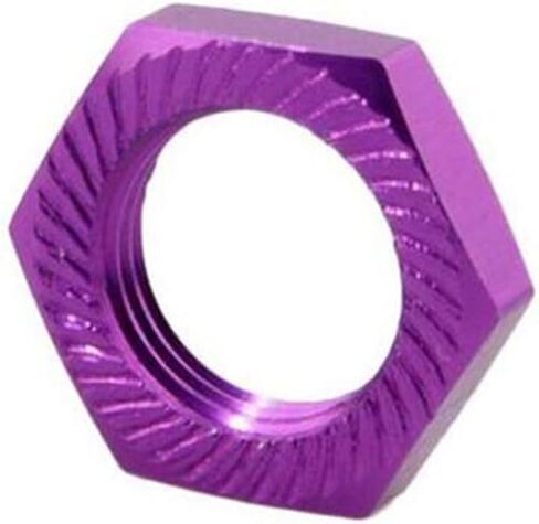 LAFEINA 4PCS M17 17mm Aluminum Wheel Hex Hub Nut Thread 1.0mm for 1/8 RC Model Car HSP Redcat Himoto Upgraded Parts(Purple) in Saudi Arabia