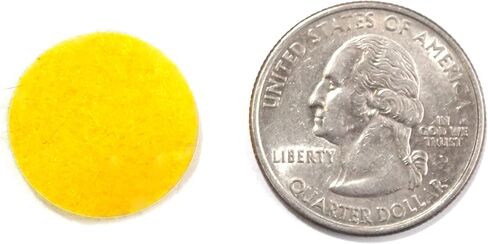 Playfully Ever After Yellow Craft Felt Circles (1 Inch - 100pc) in Saudi Arabia