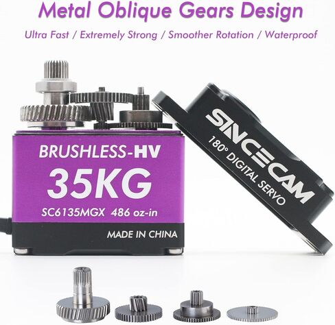 35 كجم Rc مؤازرة توجيه مؤازرة مقاومة للماء 180 درجة ترس مائل معدني عالي السرعة مؤازرة كاملة من الألومنيوم حافظة رقمية بدون فرش زاوية دقيقة دوران أكثر سلاسة لروبوت القارب الزاحف 1/12 RC in Kuwait