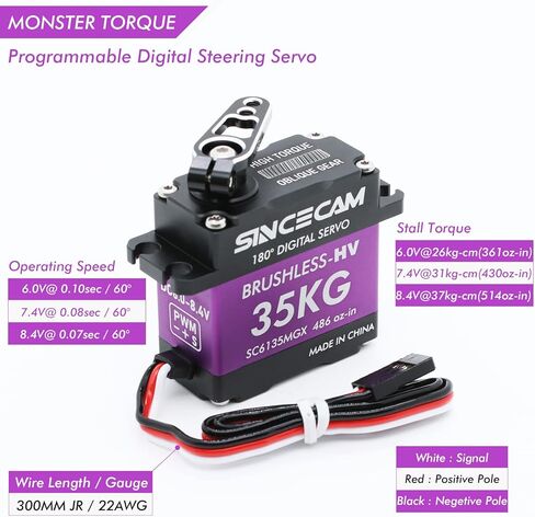 35 كجم Rc مؤازرة توجيه مؤازرة مقاومة للماء 180 درجة ترس مائل معدني عالي السرعة مؤازرة كاملة من الألومنيوم حافظة رقمية بدون فرش زاوية دقيقة دوران أكثر سلاسة لروبوت القارب الزاحف 1/12 RC in Kuwait