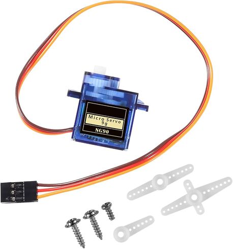 DIANN 6pcs SG90 9G Micro Servo Motor Kit for RC Robot Arm Walking Helicopter Airplane Car Boat Control with Cable M-F in Saudi Arabia
