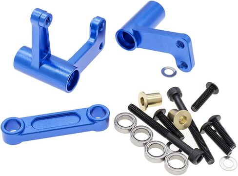 URCMax Aluminum Steering Bellcranks&Drag Link for Traxxas 2WD 1/10 Rustler, Slash, Nitro Slash-Replaces Part 3743 in Kuwait