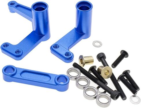 URCMax Aluminum Steering Bellcranks&Drag Link for Traxxas 2WD 1/10 Rustler, Slash, Nitro Slash-Replaces Part 3743 in Kuwait