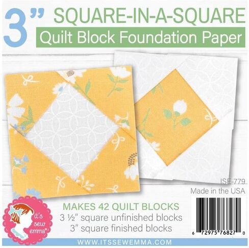 اتس سو ايما ورق كريم اساس كويلت بلوك - 3 انش مربع في ايه مربع in Kuwait