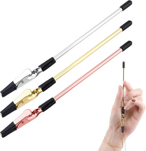 مساعد سوار qoonestl، 3 قطع أداة سوار معدني مساعد المجوهرات، معدات التثبيت والربط لقلادة السوار ومشابك الساعة والسحابات (فضي + ذهبي + ذهبي وردي) in Kuwait