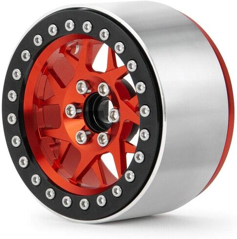 4X 2.2 جنوط عجلات من سبيكة Beadlock مع محاور لـ 1/10 RC Wraith D90 عرض 35 مم #7 in Kuwait