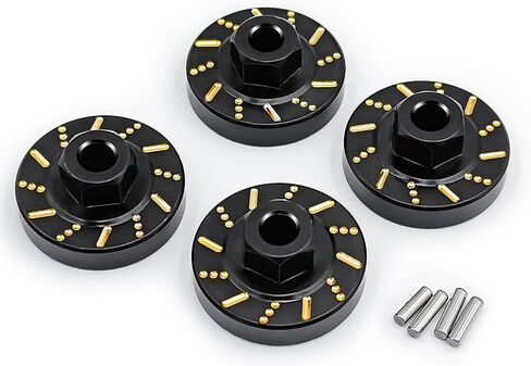 SWX Brass Wheel Hex Adapters for TRX4M Upgrades 1/18th RC Crawler Car Parts in Saudi Arabia