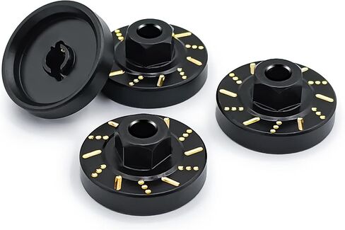 SWX Brass Wheel Hex Adapters for TRX4M Upgrades 1/18th RC Crawler Car Parts in Saudi Arabia