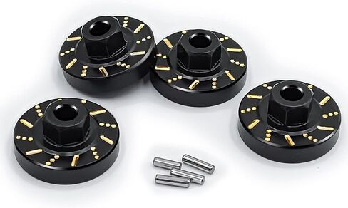 SWX Brass Wheel Hex Adapters for TRX4M Upgrades 1/18th RC Crawler Car Parts in Saudi Arabia