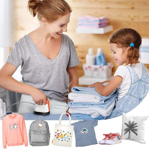 آلة ضغط حراري، مكبس حراري صغير مقاس 3.5 بوصة × 3.5 بوصة، مكاوي صغيرة ميلوس للقمصان والأحذية والقبعات والحرف اليدوية والمزيد، تتميز بـ 3 إعدادات للحرارة، لوحة تسخين مطلية بالسيراميك (برتقالي) in Kuwait