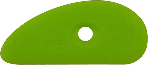 Xiem Tools Ultra-Soft Silicone Clay Rib for Pottery and Ceramics (Small), Green in Saudi Arabia
