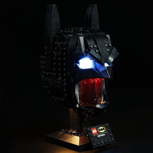 مجموعة مصابيح LED لسيارة ليغو باتمان كاول،مجموعة اضاءة ليجو دي سي باتمان كاول 76182 نموذج مكعبات بناء [الموديل 76182 غير متضمن] in Kuwait