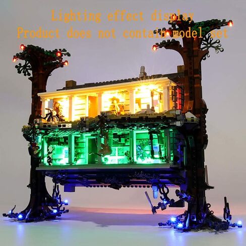 GEAMENT Upgraded Version Light Kit for Stranger Things The Upside Down - Compatible with Lego 75810 Building Blocks Model (Model Set Not Included) (with Instruction) in Saudi Arabia
