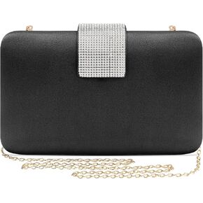 Mulian LilY Satin Rhinestones Evening Bags Party Bridal Clutch Purse For Women Prom Clutch in Saudi Arabia