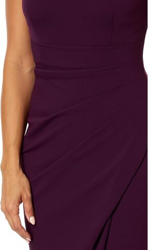 Calvin Klein Boatneck Short Sheath Dress with Side Ruching Detail in Saudi Arabia