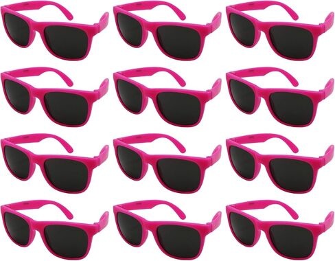 EDGEIWEAR 80s Neon Party Sunglasses for Adult Party Favors with CPSIA certified-Lead(Pb) Content Free in Kuwait
