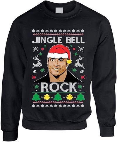ALLNTRENDS سويت شيرت للبالغين Jingle Bell Rock عصري وحفلات عيد الميلاد القبيحة in Kuwait