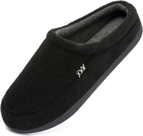 NewDenBer Men's Cozy Memory Foam Slippers Soft Slip on Indoor Outdoor Clog House Shoes in Saudi Arabia