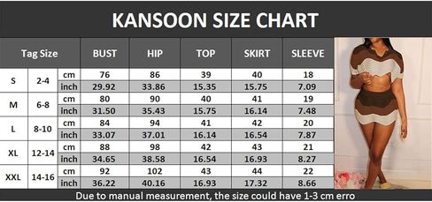 أطقم تنورة كانسون للسيدات قطعتين ملابس ملونة متماسكة وأكمام قصيرة قمصان بولو قصيرة وتنورة ضيقة in Kuwait