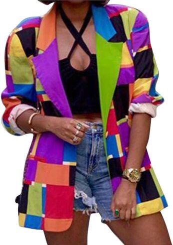 سترات نسائية كاجوال مفتوحة من الأمام من Cololura بأكمام طويلة ومعاطف قصيرة وسترة قصيرة in Kuwait