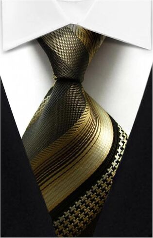 Wehug Lot 10 PCS Men's Ties 100% Silk Tie Woven Slim Necktie Jacquard Neck Ties Classic Ties in Kuwait
