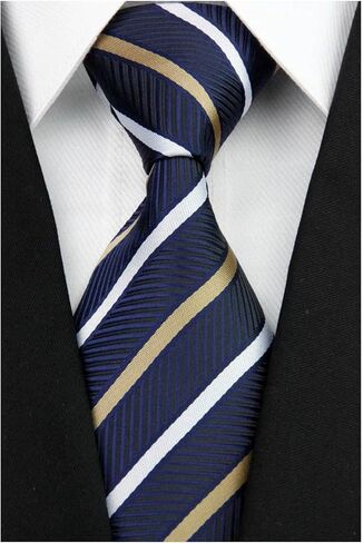 Wehug Lot 10 PCS Men's Ties 100% Silk Tie Woven Slim Necktie Jacquard Neck Ties Classic Ties in Kuwait