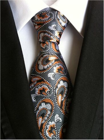 Wehug Lot 10 PCS Men's Ties 100% Silk Tie Woven Slim Necktie Jacquard Neck Ties Classic Ties in Kuwait
