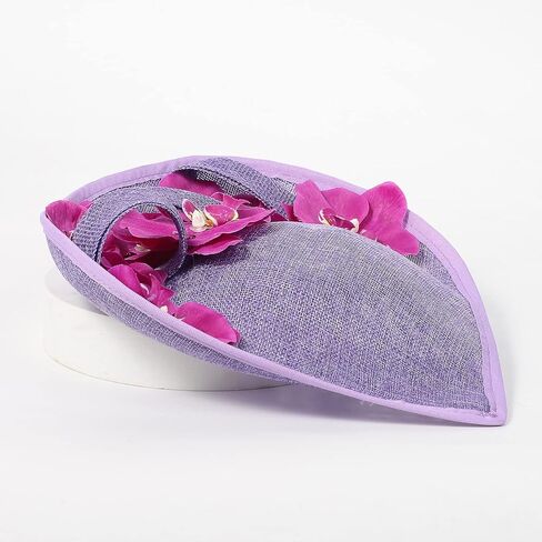 FADVES فاسيناتور للنساء مشبك شعر قبعة زهرة عقال حفل زفاف قبعة قبعة الشاي in Kuwait