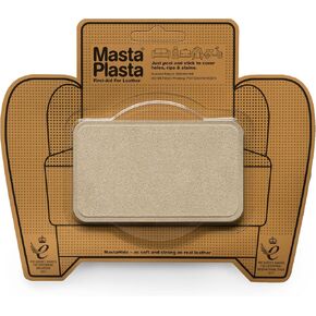 MastaPlasta - Self Adhesive Suede Leather Repair Patch - Brown, 8" x 4" - Leather Patch Tape for Sofas, Car Seat, Bags, and Furniture Upholstery