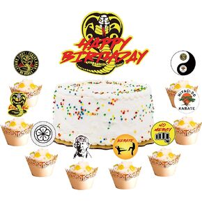 مجموعة أغطية الكب كيك من 25 قطعة من Haooryx الكاراتيه التايكوندو in Kuwait