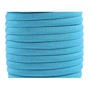 KONMAY 5mm Black Spandex Elastic Cord, 20 Yards for Hair Ties & Sewing in Saudi Arabia