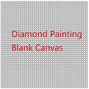 OneHippo 5Pcs/Lot 30x40CM Diamond Painting Canvas with Glue, Round/Square Blank Grid Canvas for Customized Art