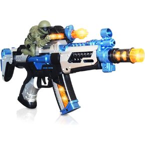 ArtCreativity FuryX Light Up Toy Gun for Kids with Sound & LEDs, 16 Inch in Saudi Arabia