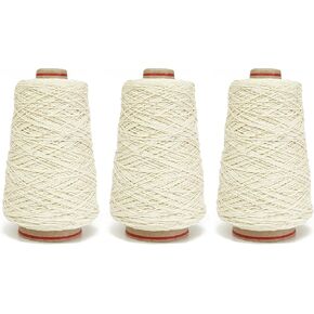 DuraTuft Yarn 45 Vibrant Colors Tufting Nylon Yarn Pack - Ideal for Crochet, Craft Projects -100% B.C.F. - 3 Cones x 1.66lbs -180yards -Perfect for Rug Weaving and Knitting (19 Orange) in Kuwait