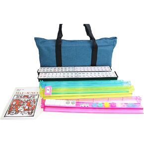 American Mahjong Set 166 Tiles 4 All in One Pusher Rack Combo (Aluminum Case) in Saudi Arabia