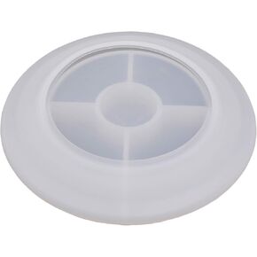 Diameter 6.5 Inch Plate Epoxy Mold Resin Plate Making Silicone Mold, 0.78" Depth in Kuwait