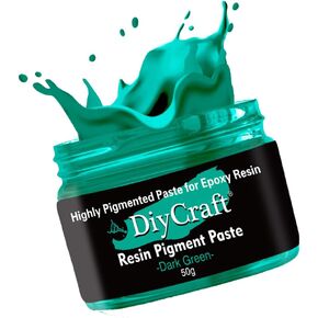معجون صبغات الراتنج DIYcraft - معجون مصبوغ بدرجة عالية لراتنجات الإيبوكسي 50 جرام، لوازم راتنجات الإيبوكسي لصناعة المجوهرات الفنية المصنوعة من الراتنج DIY، تلوين راتنجات الأشعة فوق البنفسجية المركزة للأعمال الخشبية والحرف اليدوية (ذهبي) in Kuwait