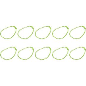 HARFINGTON Ball Bead Chains, 4.72" 36Pcs Pull Chain Extension with Matching Connectors for Key Chains Tags Craft Projects Jewelry Making, Red