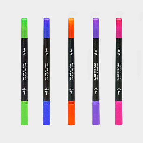 فرشاة برأس مزدوج وأقلام رسم سكتش بوينت من 48 قطعة - مجموعة ألوان كتاب هزلي in Kuwait