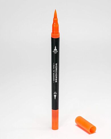 فرشاة برأس مزدوج وأقلام رسم سكتش بوينت من 48 قطعة - مجموعة ألوان كتاب هزلي in Kuwait