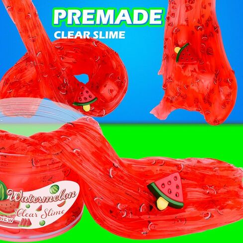 3 Pack Christmas Clear Slime Kit with Jelly Cubes and Cute Star Xmas Tree Charm Add Ins, Premade Holiday Crunchy Crystal Slime for Girls Boys, Kids Slime Party Favors Stocking Stuffers in Kuwait