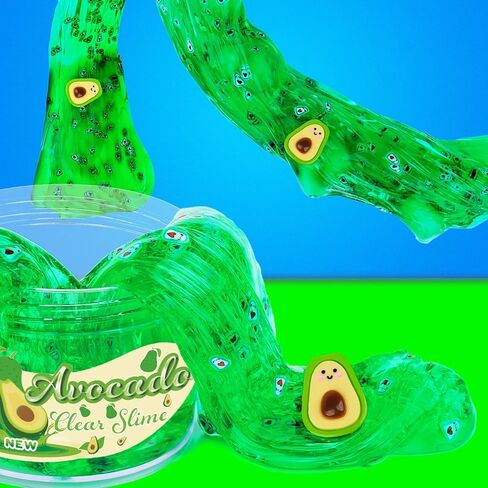 3 Pack Christmas Clear Slime Kit with Jelly Cubes and Cute Star Xmas Tree Charm Add Ins, Premade Holiday Crunchy Crystal Slime for Girls Boys, Kids Slime Party Favors Stocking Stuffers in Kuwait