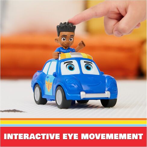Disney Junior Firebuds, Jayden and Piston, Action Figure and Police Car Toy with Interactive Eye Movement, Kids Toys for Boys and Girls Ages 3 and up in Kuwait