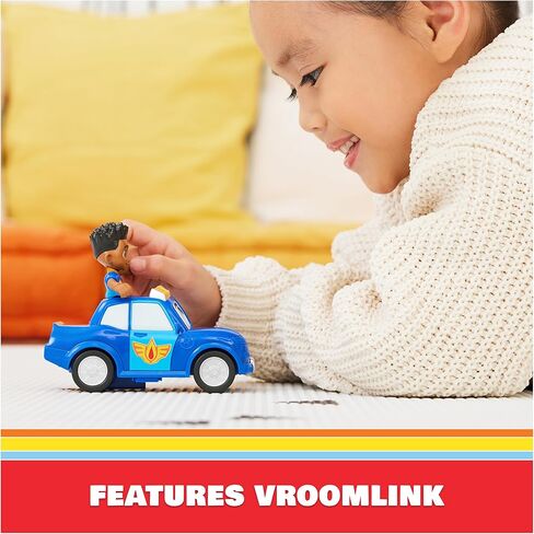 Disney Junior Firebuds, Jayden and Piston, Action Figure and Police Car Toy with Interactive Eye Movement, Kids Toys for Boys and Girls Ages 3 and up in Kuwait