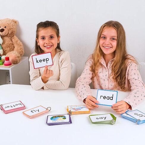 250 Sight Words Flash Cards for Kindergarten with Pictures, Dolch Sight Words Pre-K for Toddlers 3 4 5 6 7 8 Years, High Frequency Words Reading Cards for Kids Ages 4-8, Preschool - Simply Magic in Saudi Arabia