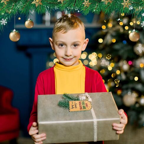 JHMYAR Tags Funny Christmas Kraft Stickers Special Delivery in Saudi Arabia
