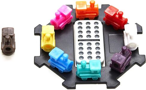 The Mexican Train Dominoes - 91 Color Dot Double 12 Dominoes in Kuwait