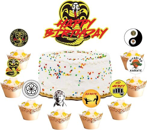 مجموعة أغطية الكب كيك من 25 قطعة من Haooryx الكاراتيه التايكوندو in Kuwait