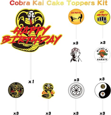 مجموعة أغطية الكب كيك من 25 قطعة من Haooryx الكاراتيه التايكوندو in Kuwait