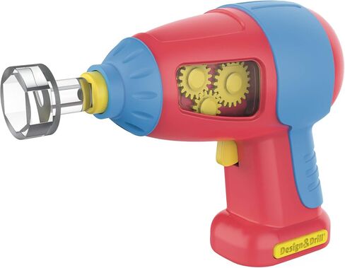 Educational Insights Design & Drill Power Drill, Compatible with Design & Drill Sets, Real Working, Kid-Friendly Toy Drill, Brand New Look in Saudi Arabia